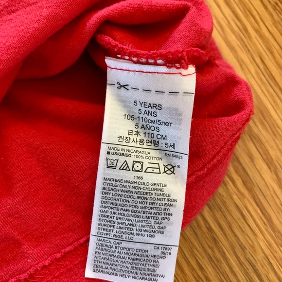 Baby Gap 5T LS Shirt - Picture 4 of 5